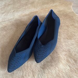 Rothy's Two-Tone Blue Loafers